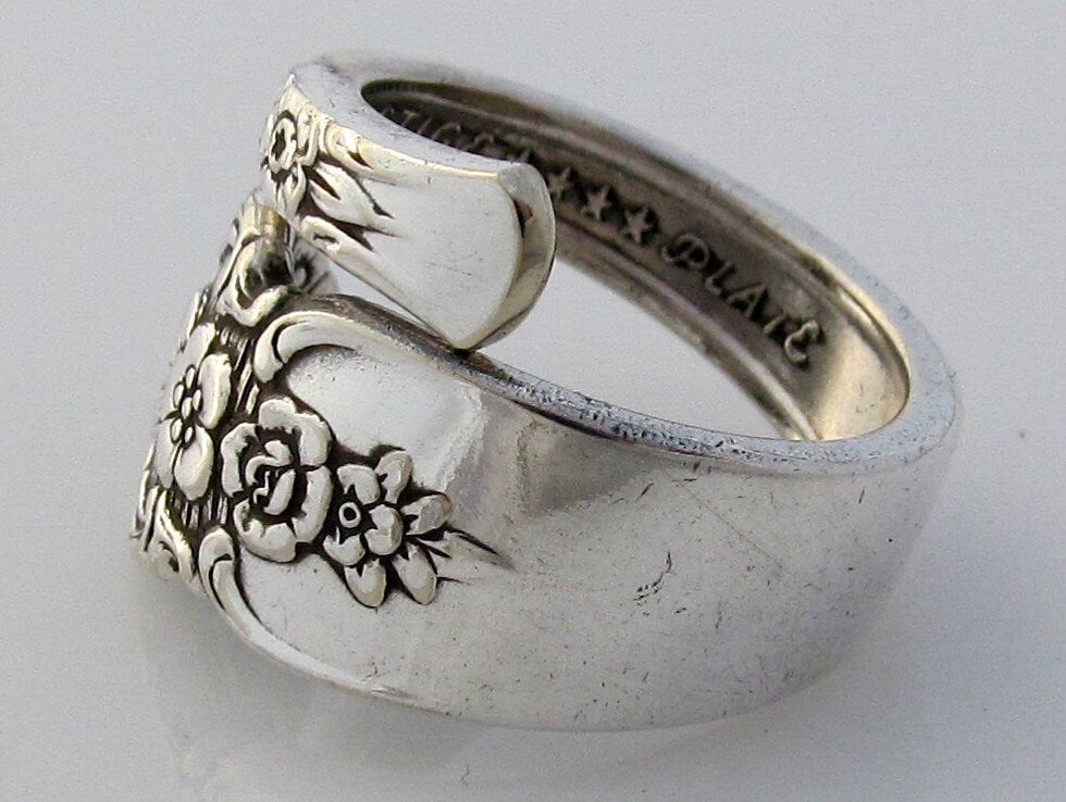 Spoon Ring Wrapped Distinction Demitasse Pierced Ring