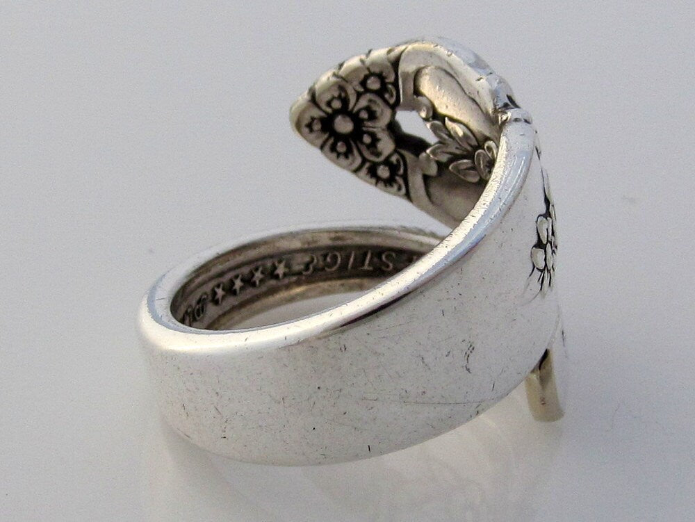Spoon Ring Wrapped Distinction Demitasse Pierced Ring