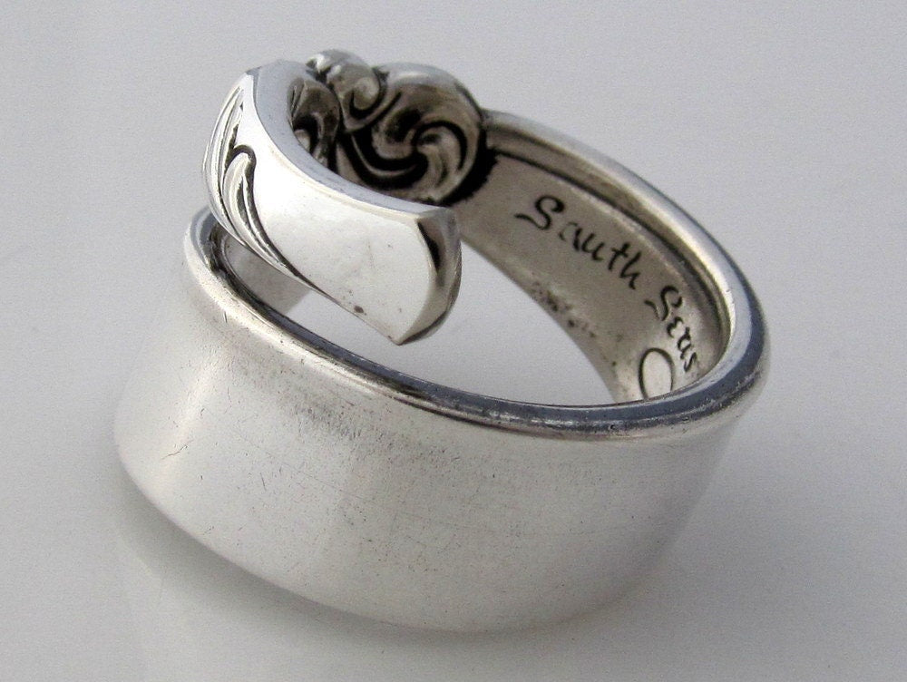 Spoon Ring Wrapped South Seas Demitasse 1955