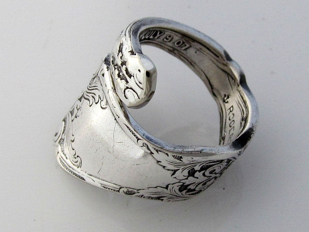 Demitasse Spoon Ring Alhambra 1907 Art Nouveau
