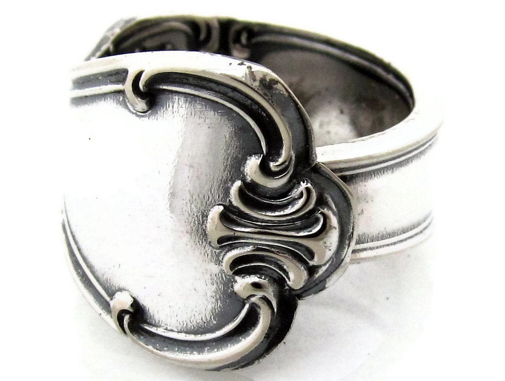 Spoon Ring Personalized Classic Signature Choose your letter