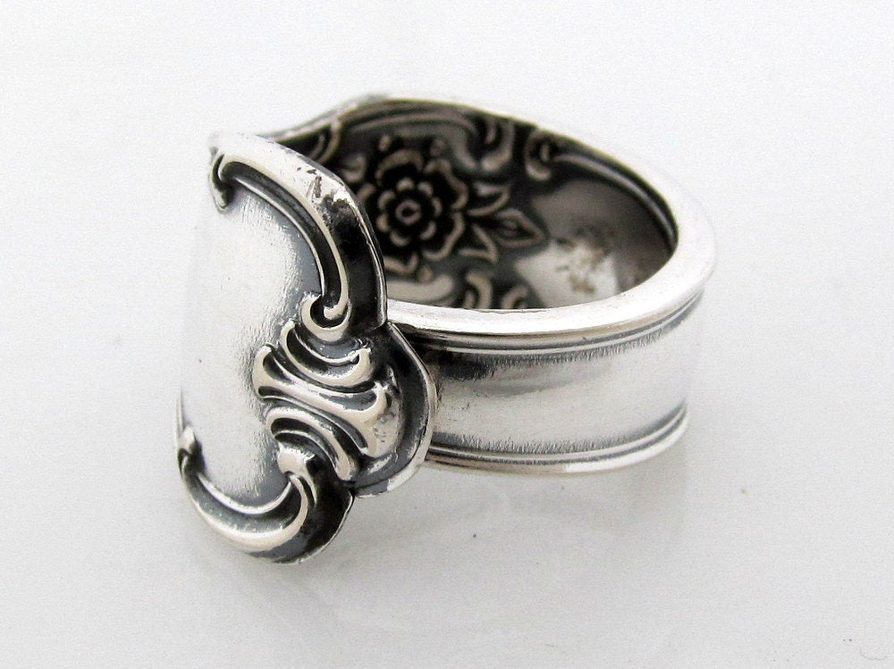 Spoon Ring Personalized Classic Signature Choose your letter