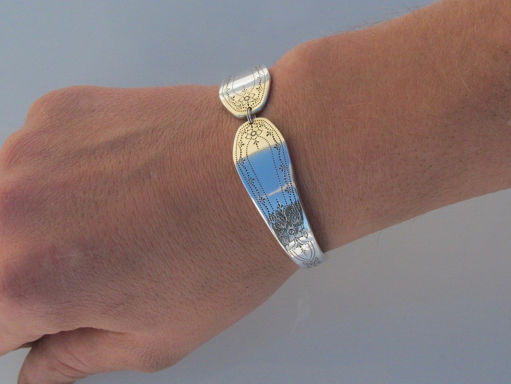 Art Deco Spoon Bracelet Paul Revere 1928 Folk Jewelry