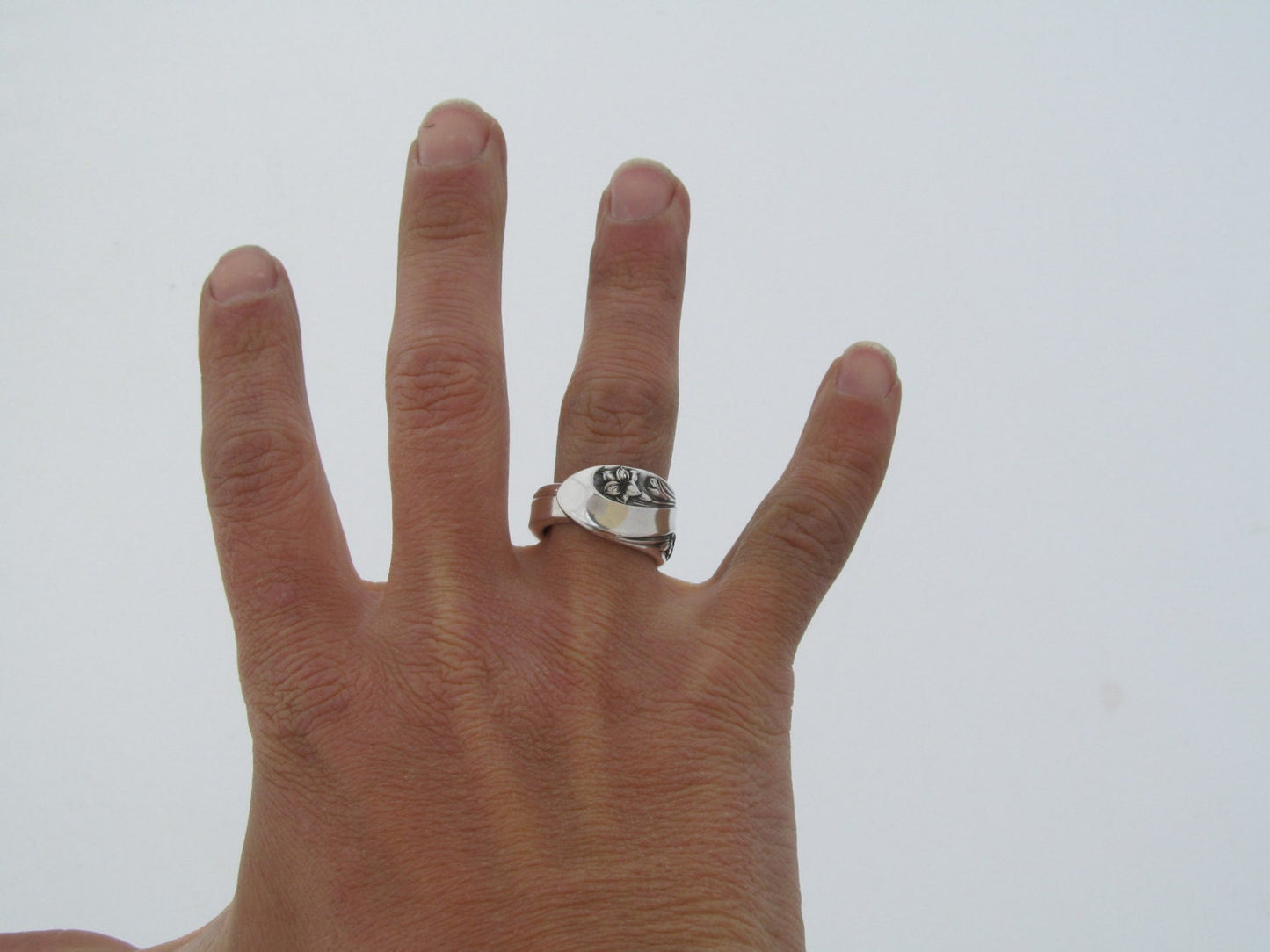 Spoon Ring Romance Deep Silver