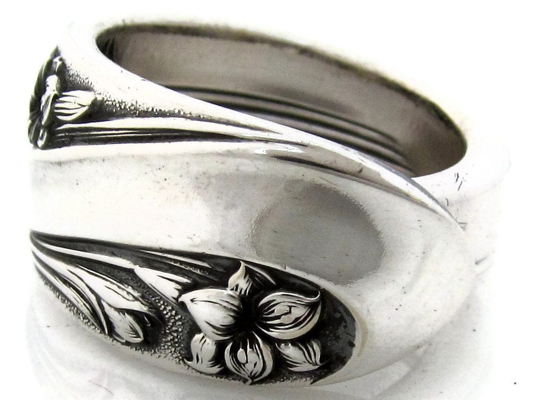 Spoon Ring Romance Deep Silver