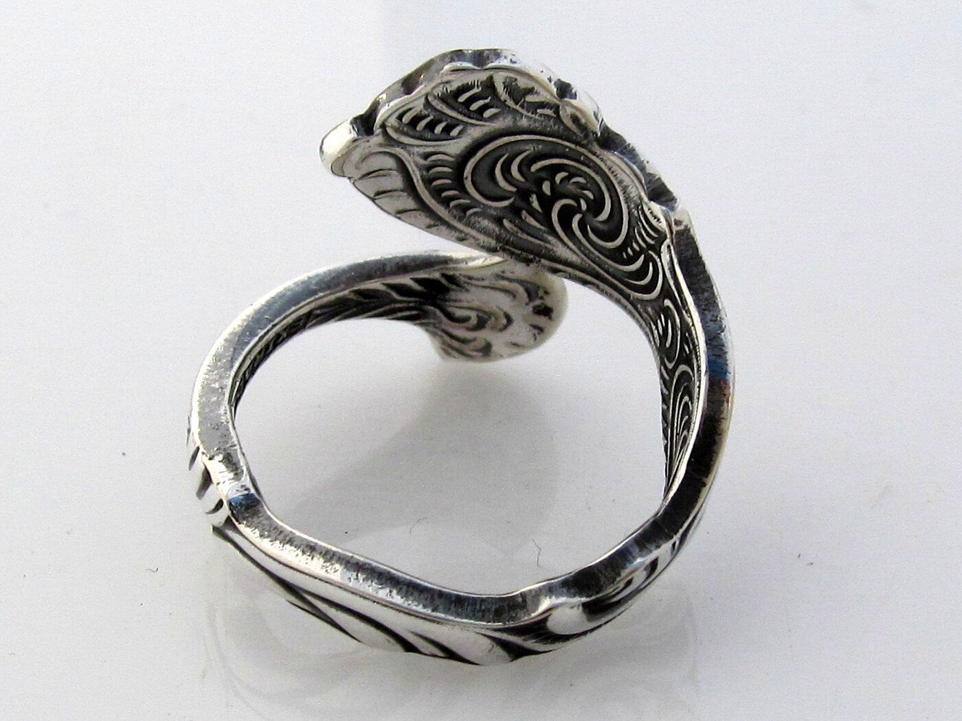 Demitasse Spoon Ring Wrapped Sweden
