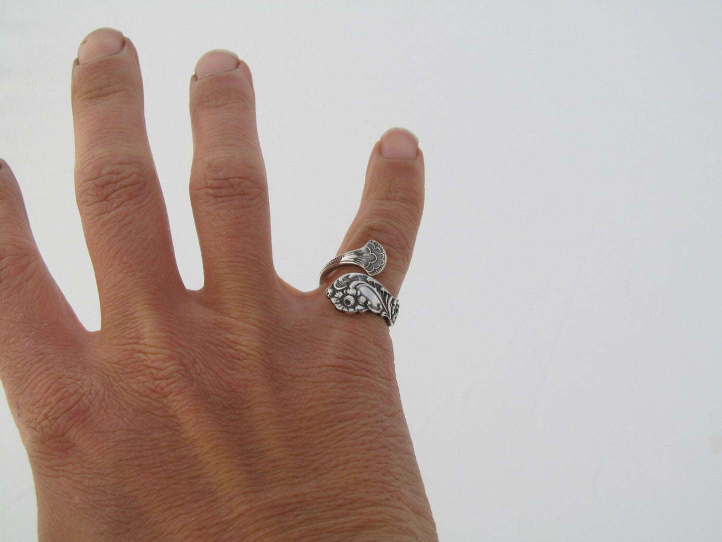 Demitasse Spoon Ring Wrapped Sweden