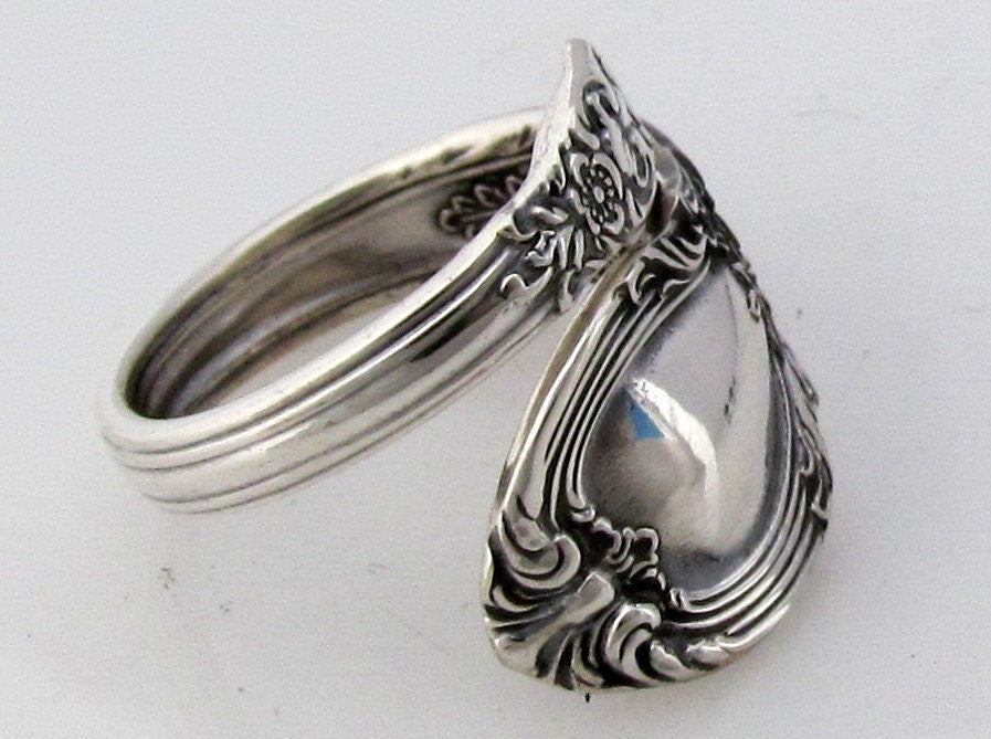 Sterling Silver Spoon Ring Lunt American Victorian Demitasse Size 4 to 9
