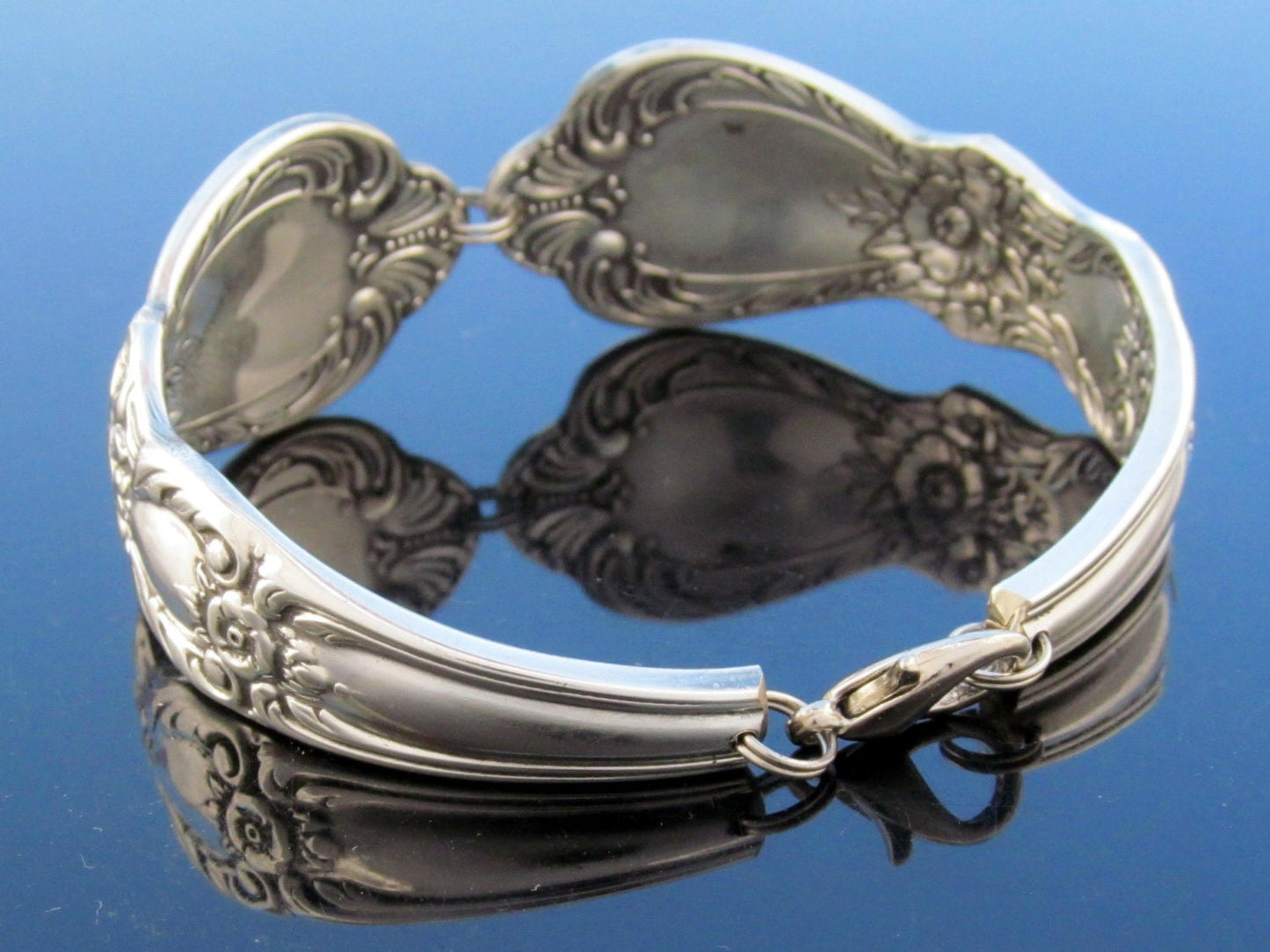 Traditional Spoon Bracelet Floral Heritage Pattern From 1953