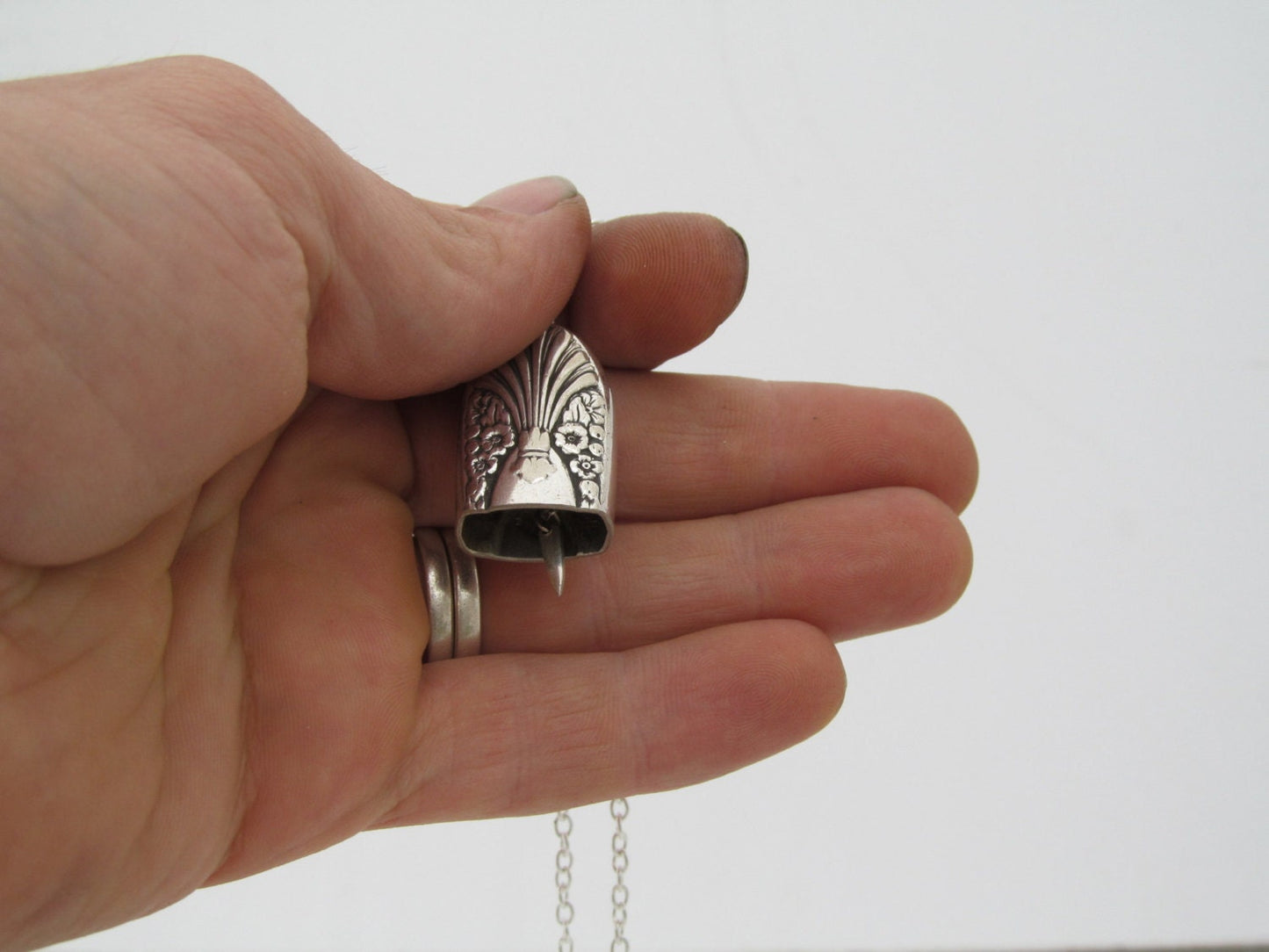 Knife Bell Necklace Pendant Radiance