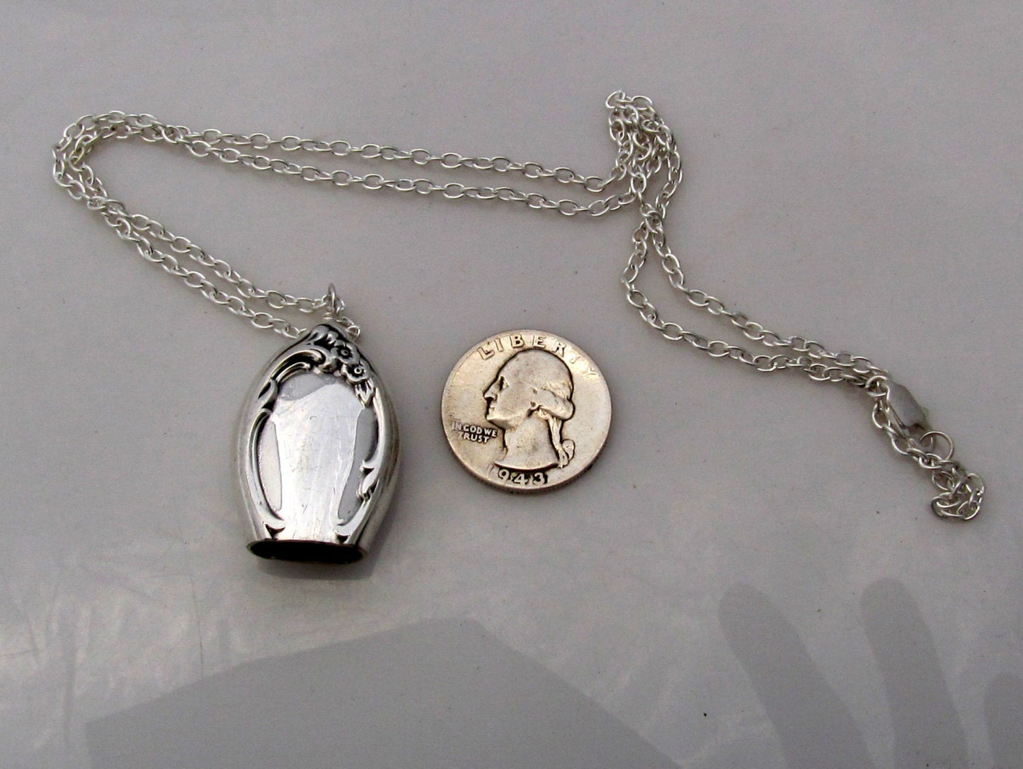 Fairy Bell Necklace Silver Moonlight