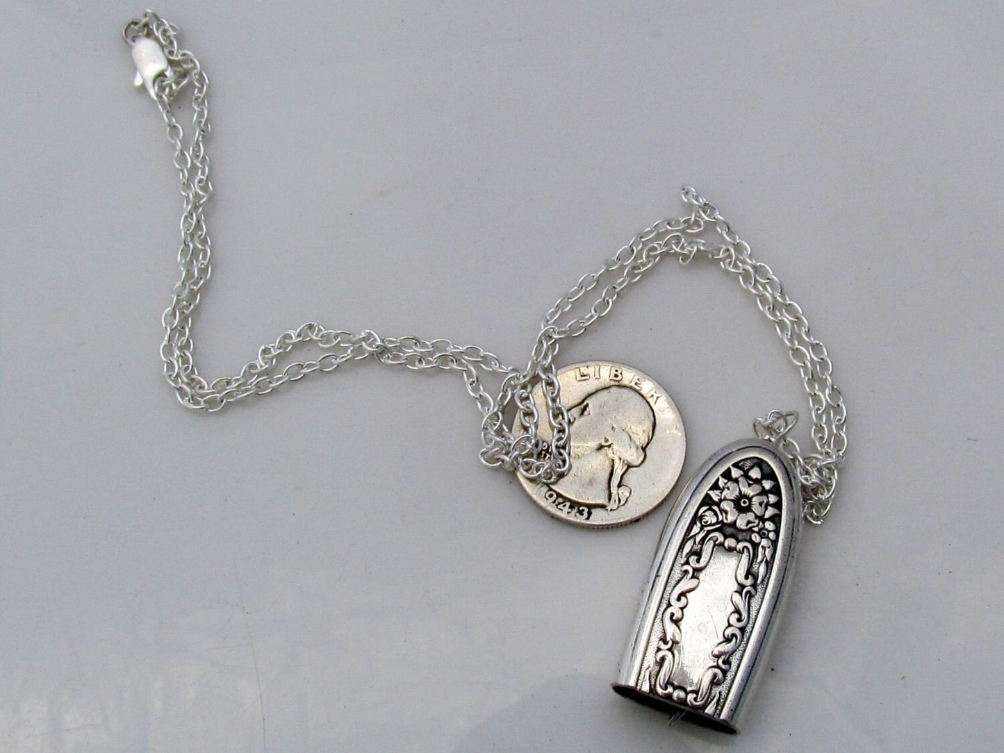 Fairy Bell Necklace Silverware Mildred Pattern