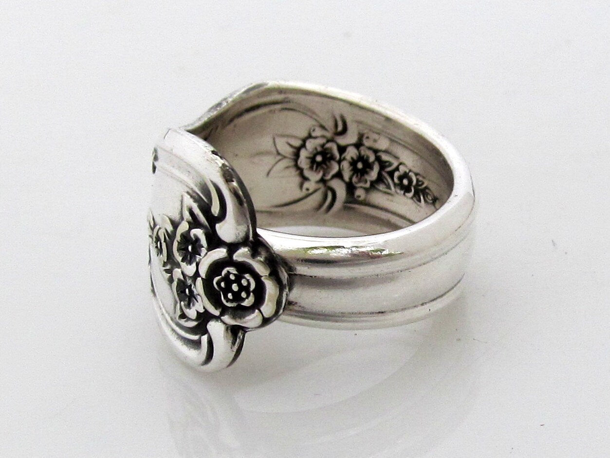Simple Spoon Ring Inspiration Floral Ring