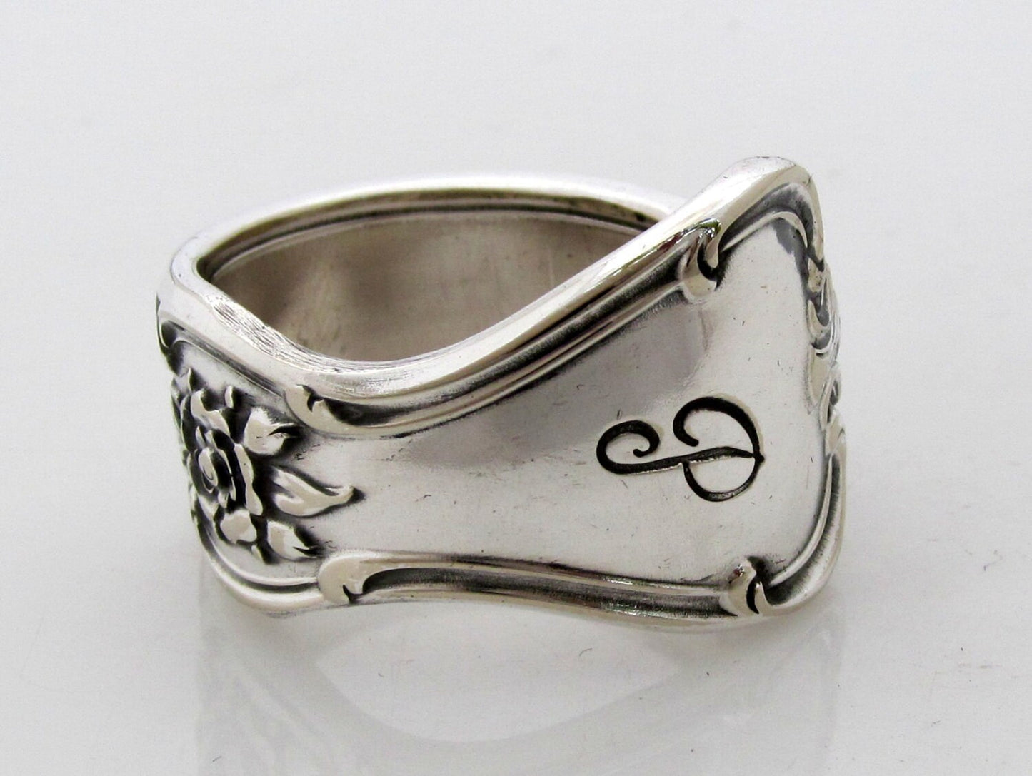 Spoon Ring Signature With P Monogram Size 3 4 5 6 7 8 9 10 11 12 13 14 15