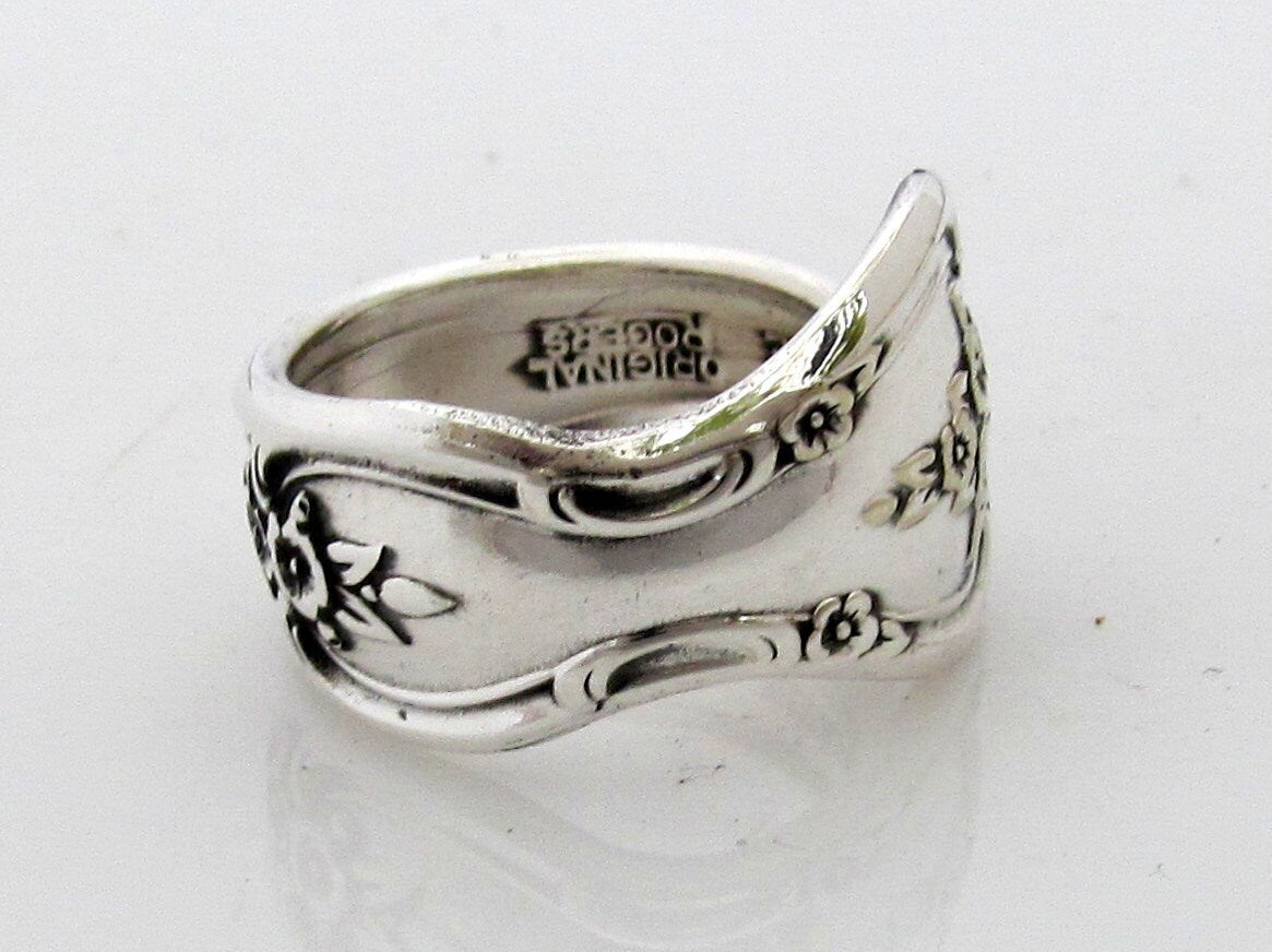 Simple Spoon Ring Inspiration Floral Ring