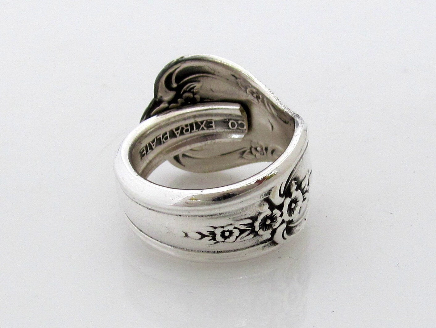 Simple Spoon Ring Inspiration Floral Ring