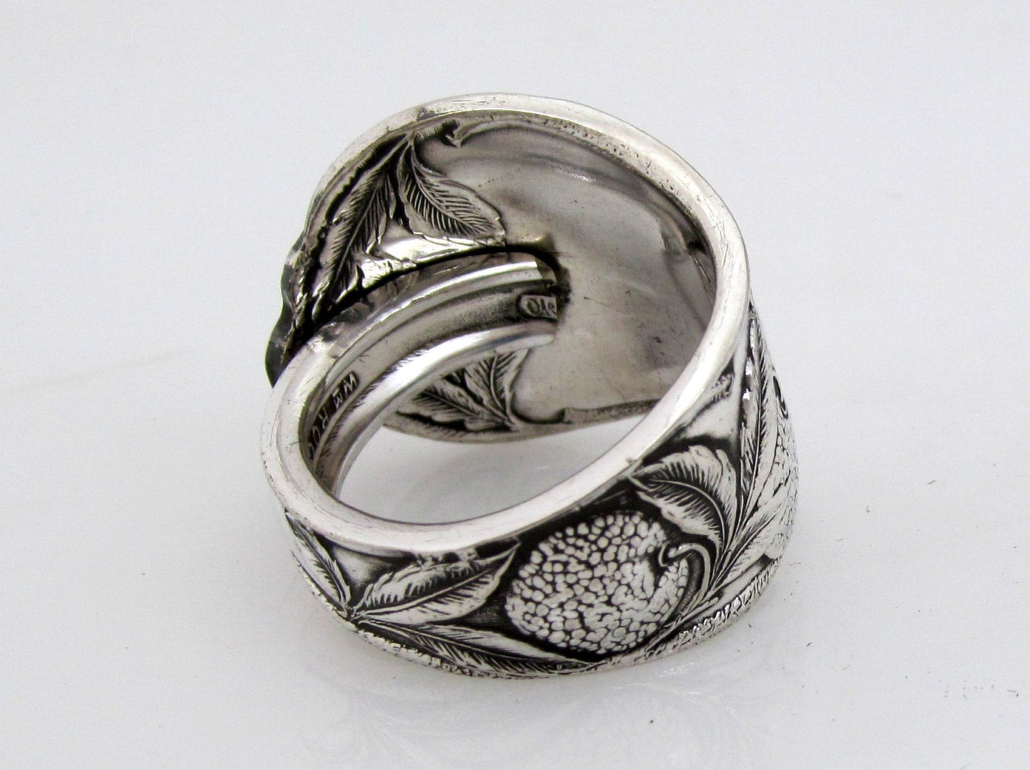 Spoon Ring Silver Sunkist 1910