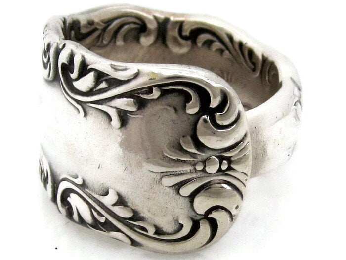 Art Nouveau Spoon Ring Portland 1891