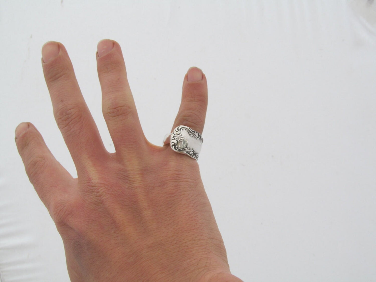 Art Nouveau Spoon Ring Portland 1891