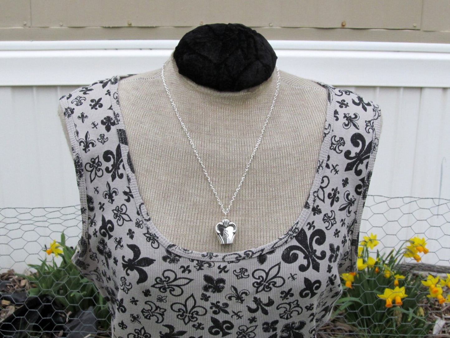 Fairy Bell Necklace Signature With S Monogram