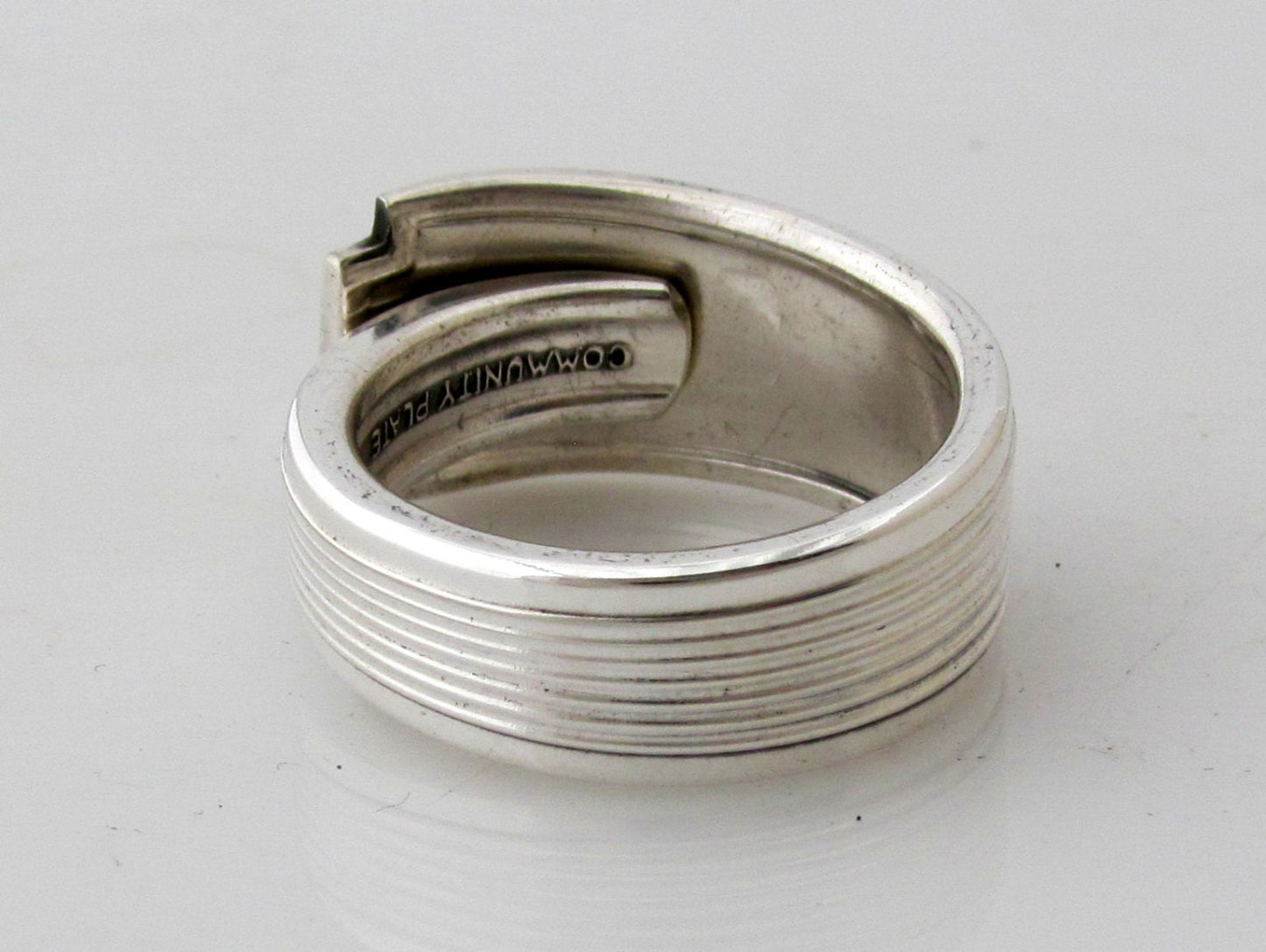 Art Deco Spoon Ring Size 3 to 15 Noblesse Men 1930