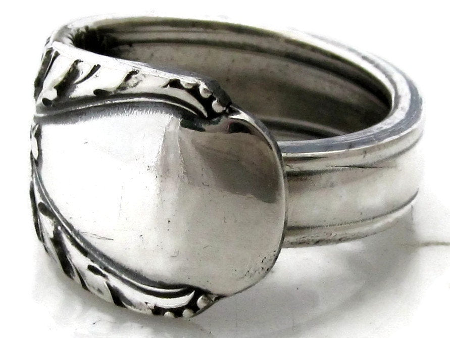 Silver Spoon Ring Avalon Mens Ring
