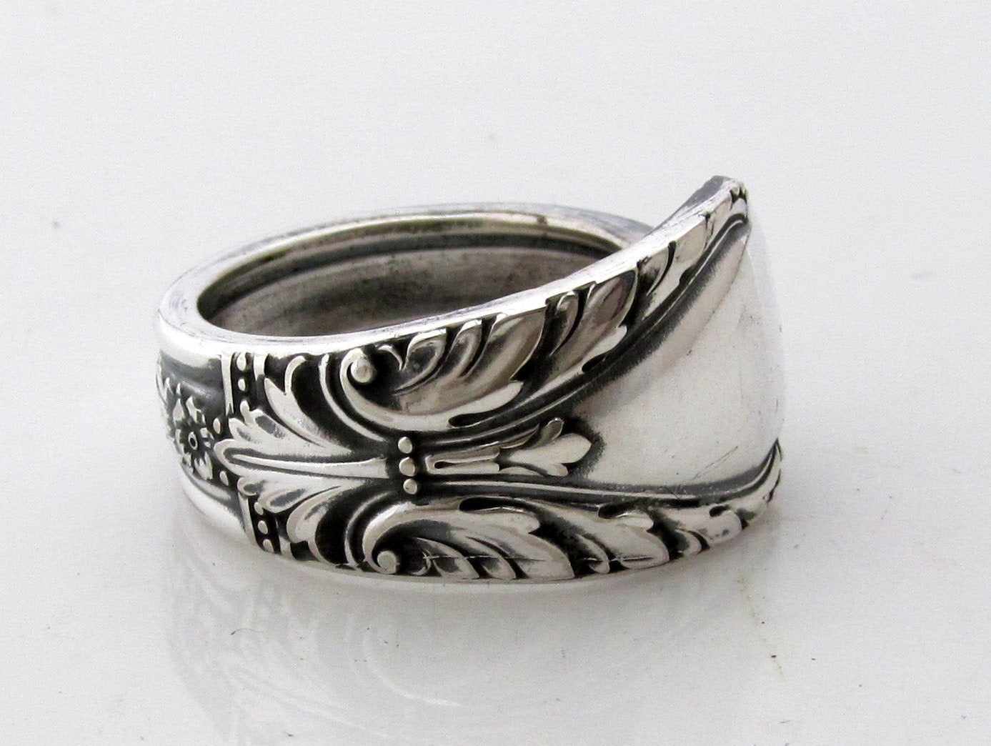 Silver Spoon Ring Avalon Mens Ring