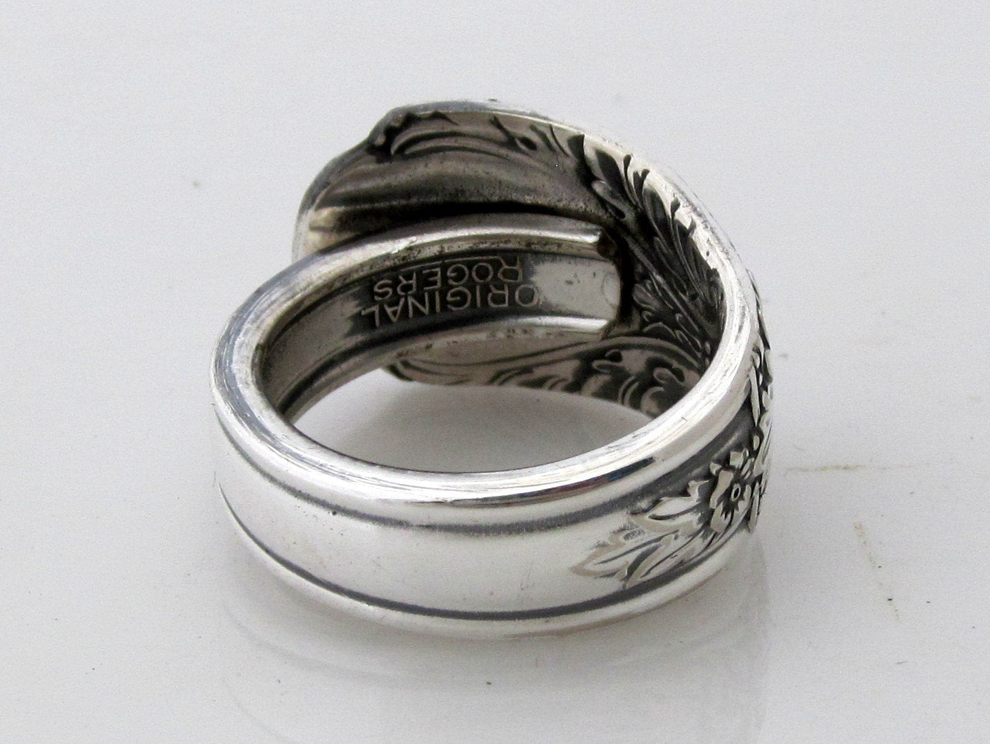 Silver Spoon Ring Avalon Mens Ring