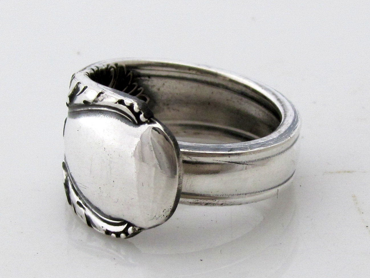 Silver Spoon Ring Avalon Mens Ring