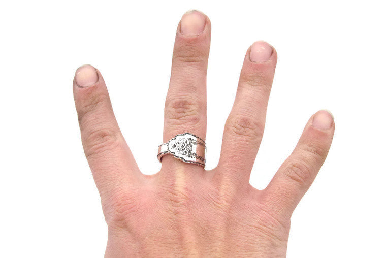 Sterling Spoon Ring - Treasure from 1921 Choose your size 5-15