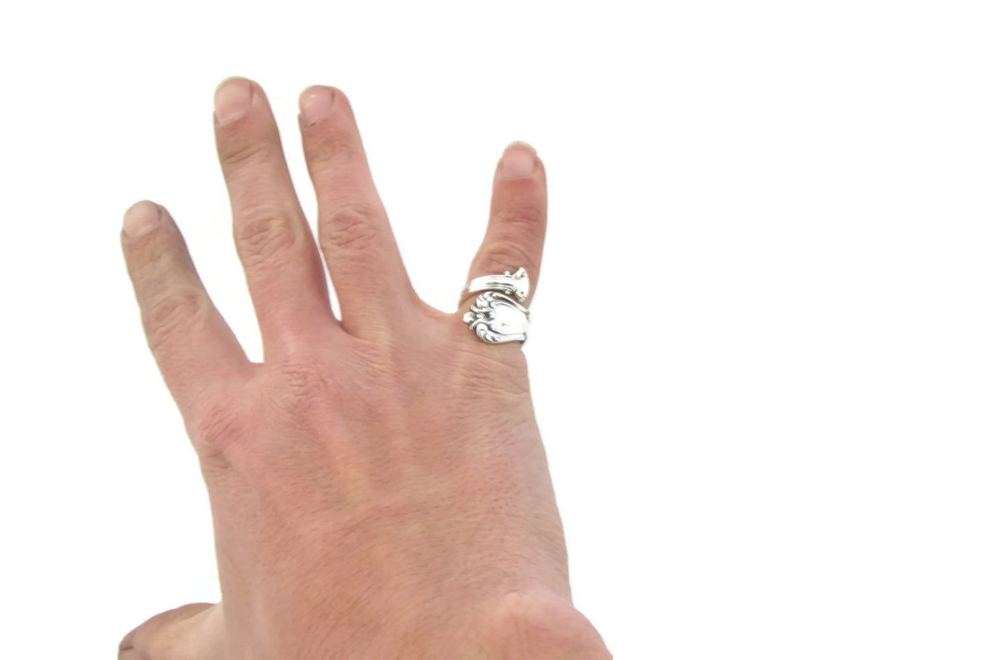 Sterling Spoon Ring - Marlborough from 1906 Choose your size 3-8