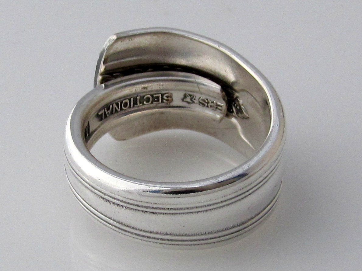 Authentic Art Deco & Retro Spoon Ring Louisiane 1938