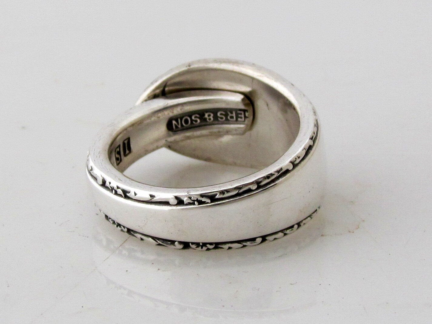 Spoon Ring Exquisite Silver Pattern 1940