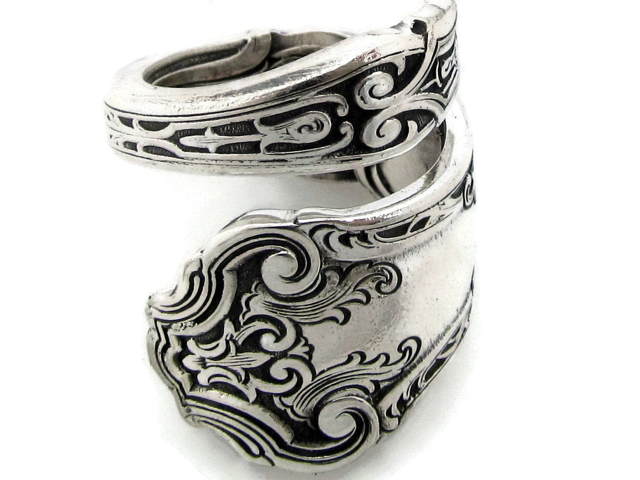 Spoon Ring Cardinal Wrapped