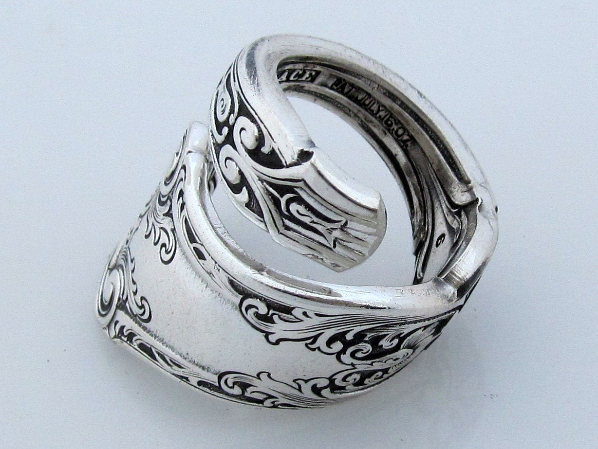 Spoon Ring Cardinal Wrapped