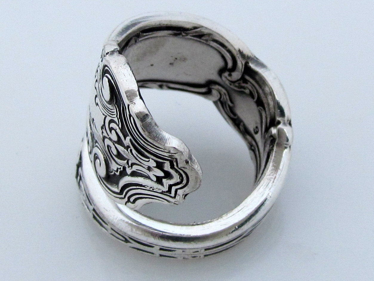 Spoon Ring Cardinal Wrapped
