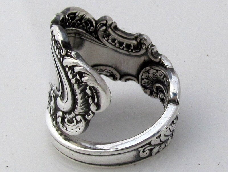Spoon Ring Aldine Art Nouveau 1895 Beautiful High Detail Custom Sizing