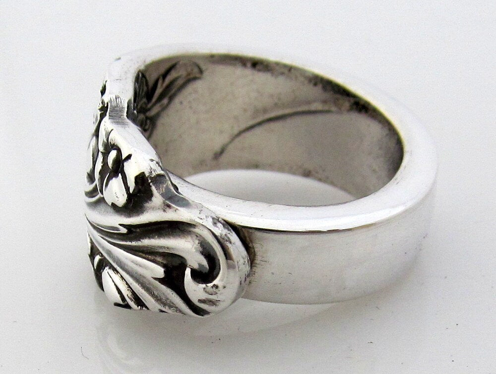 Spoon Ring Evening Star Vintage Silverware