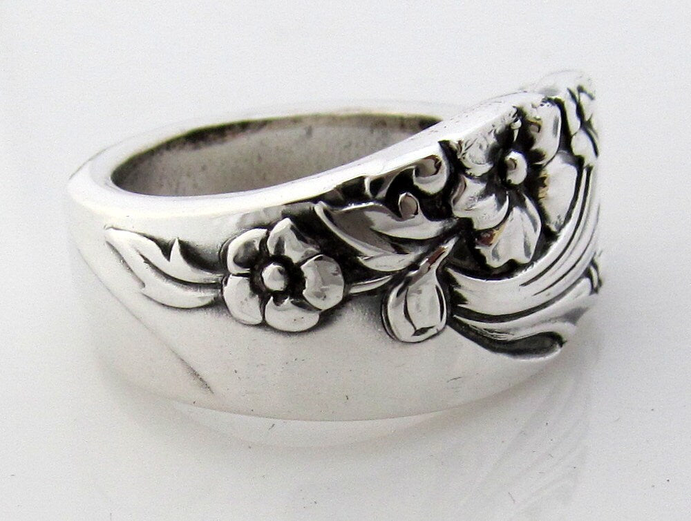 Spoon Ring Evening Star Vintage Silverware
