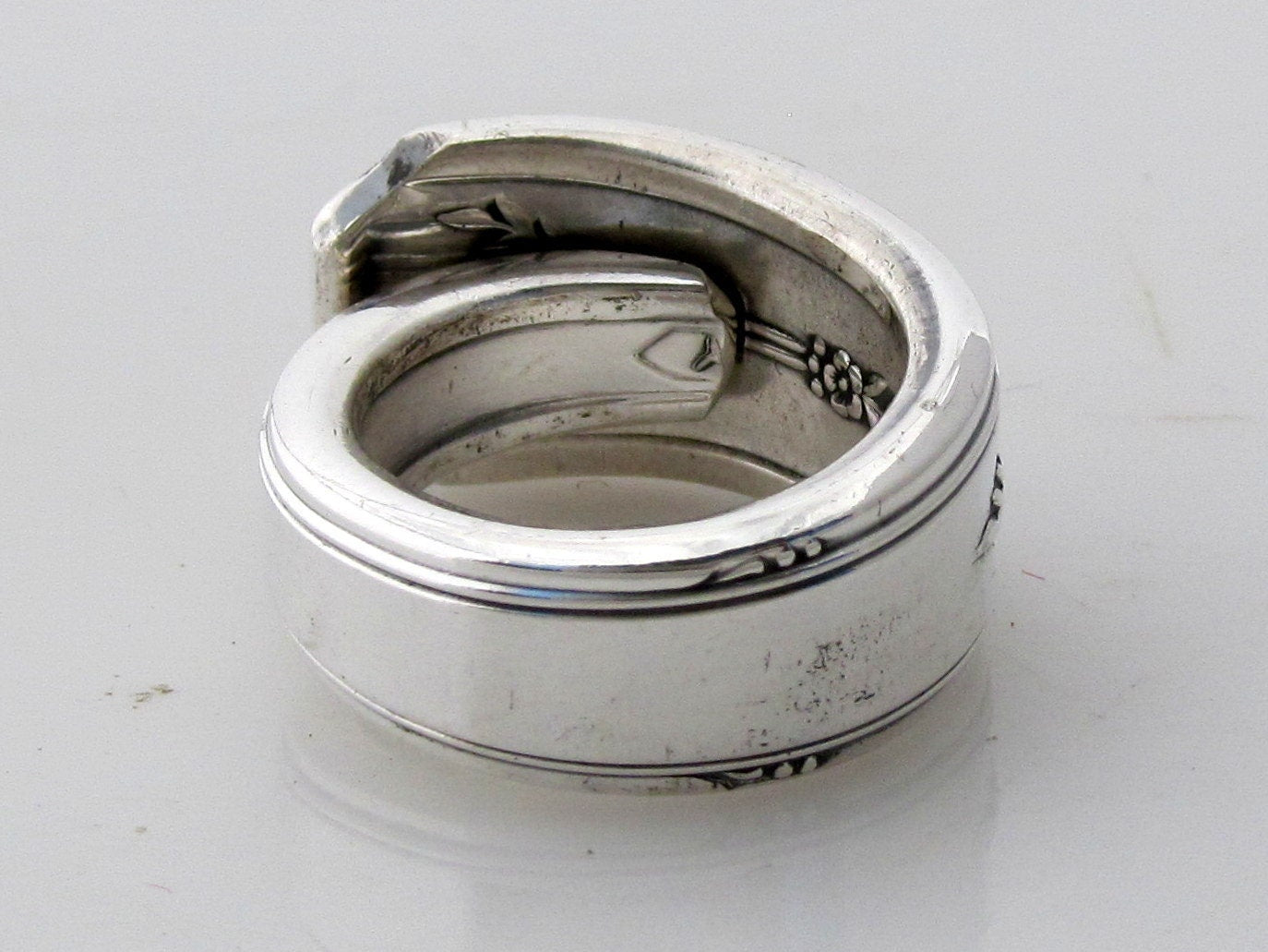 Authentic Silver Spoon Ring Milady 1940