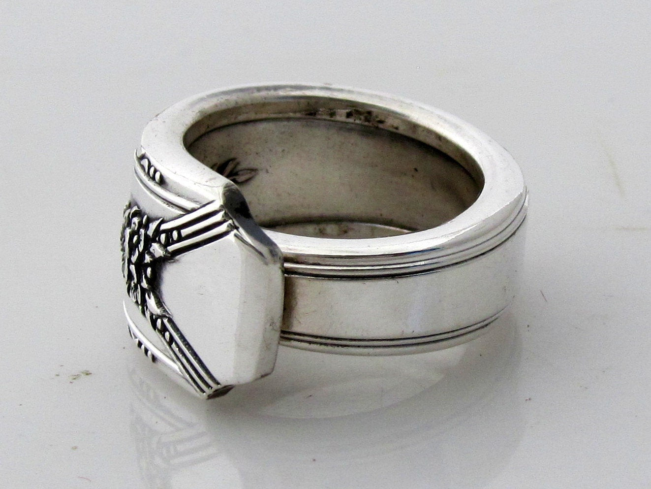Authentic Silver Spoon Ring Milady 1940