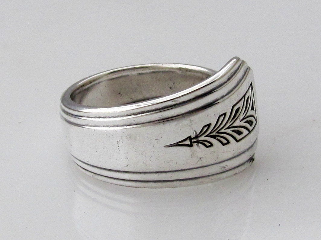 Art Deco Spoon Ring Clarion