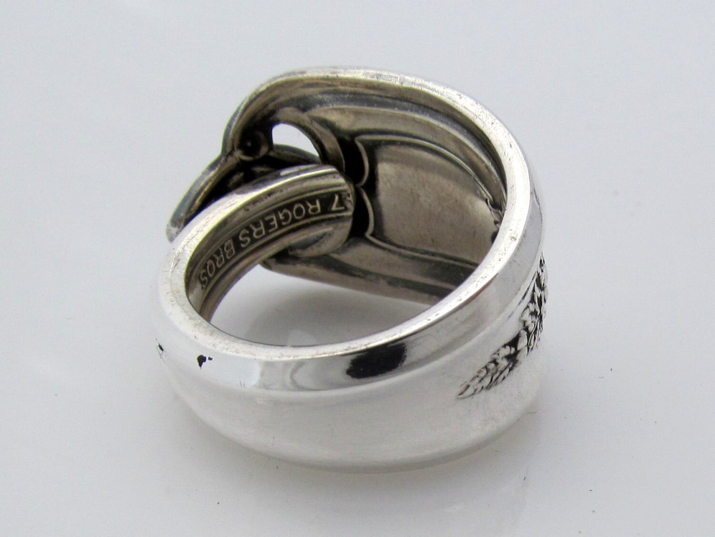 Art Nouveau Spoon Ring Pierced Ring Old Colony 1911