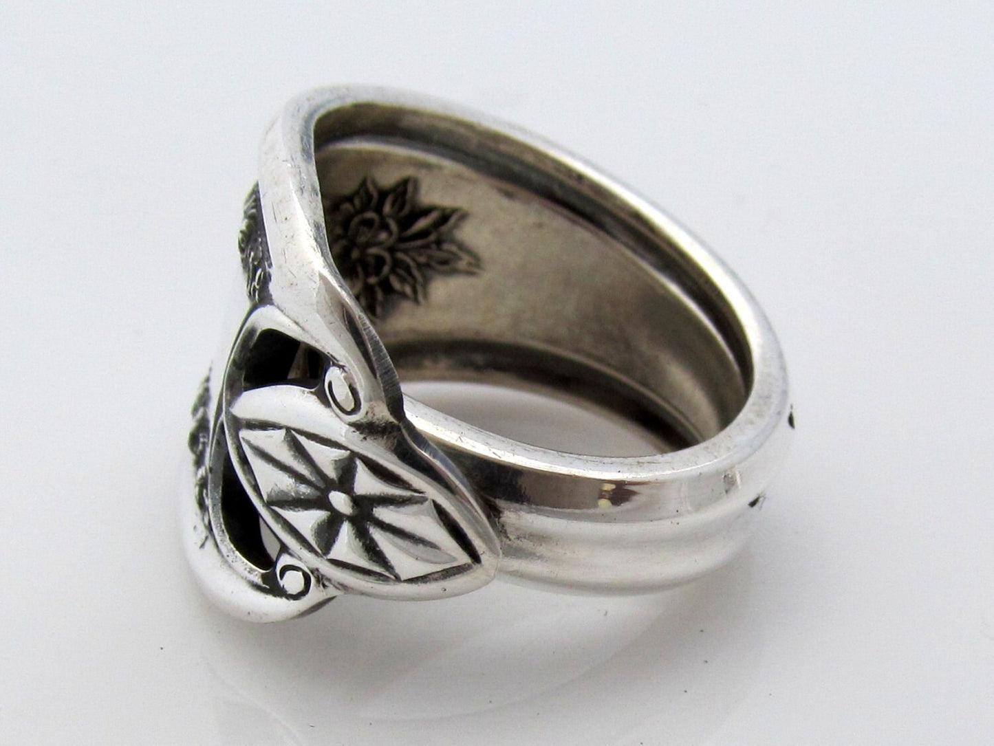 Art Nouveau Spoon Ring Pierced Ring Old Colony 1911