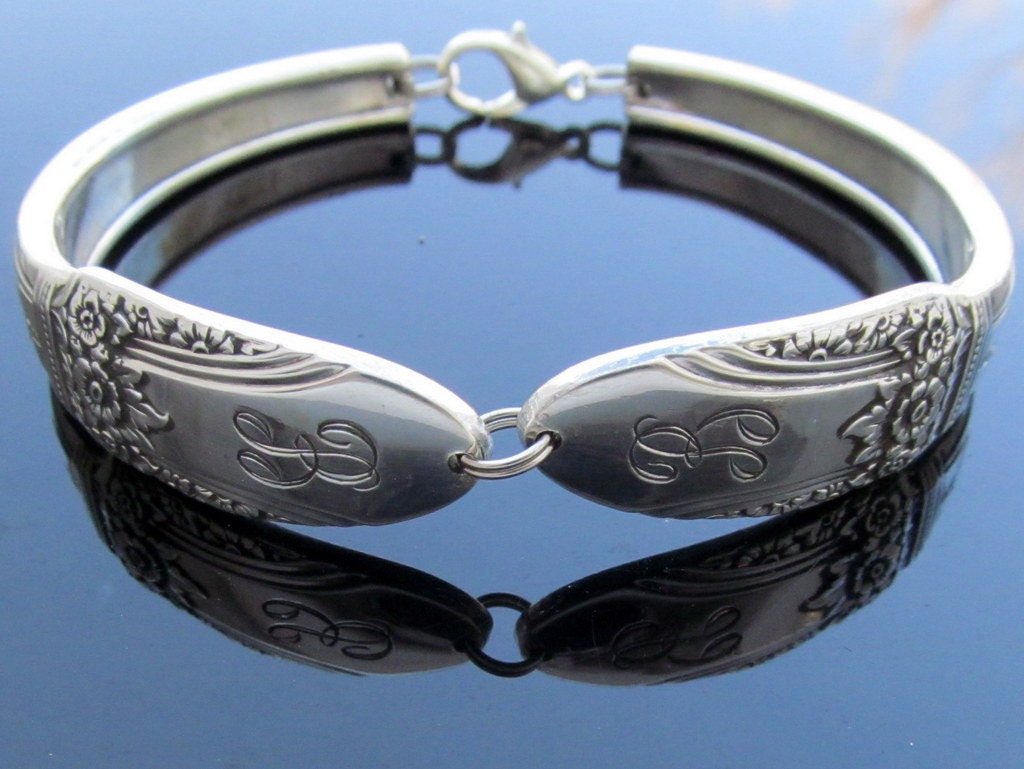 Spoon Bracelet with B Monogram First Love Small Medium Large