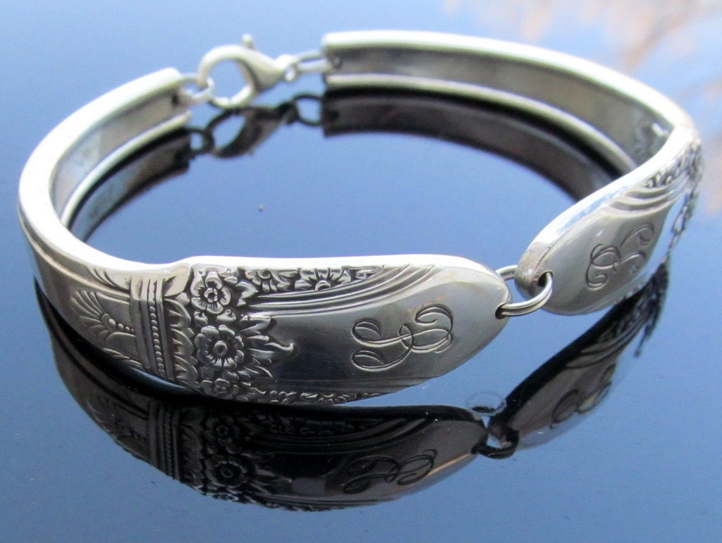 Spoon Bracelet with B Monogram First Love Small Medium Large