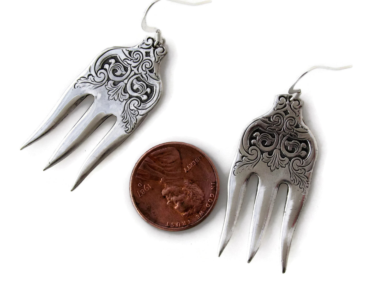 Alhambra Fork Earrings- Shorties
