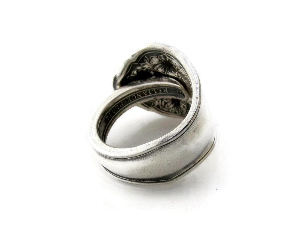 Bridal Rose Spoon Ring
