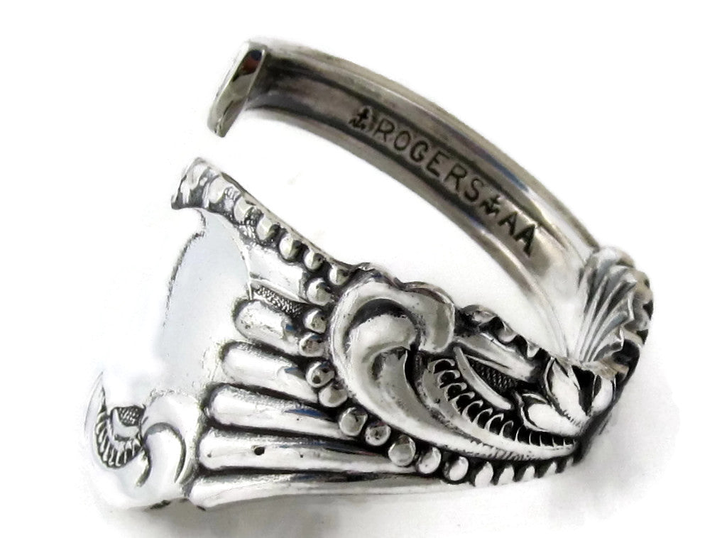 Spoon Ring Wrapped Pequot