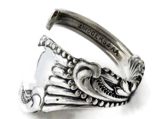 Spoon Ring Wrapped Pequot